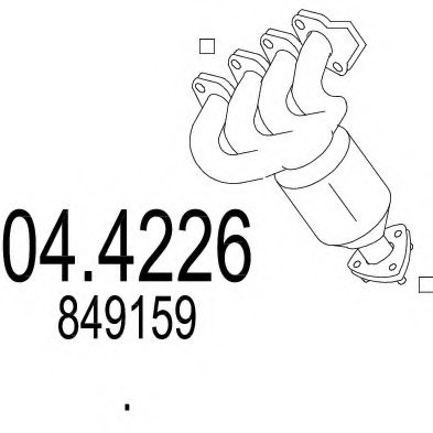 MTS 04.4226 Catalytic Converter